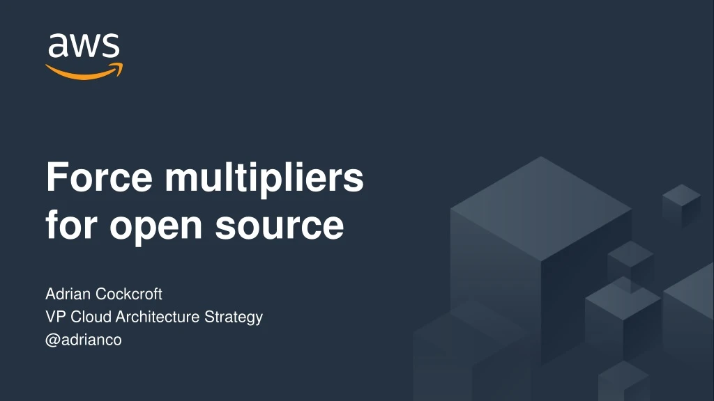 force multipliers for open source