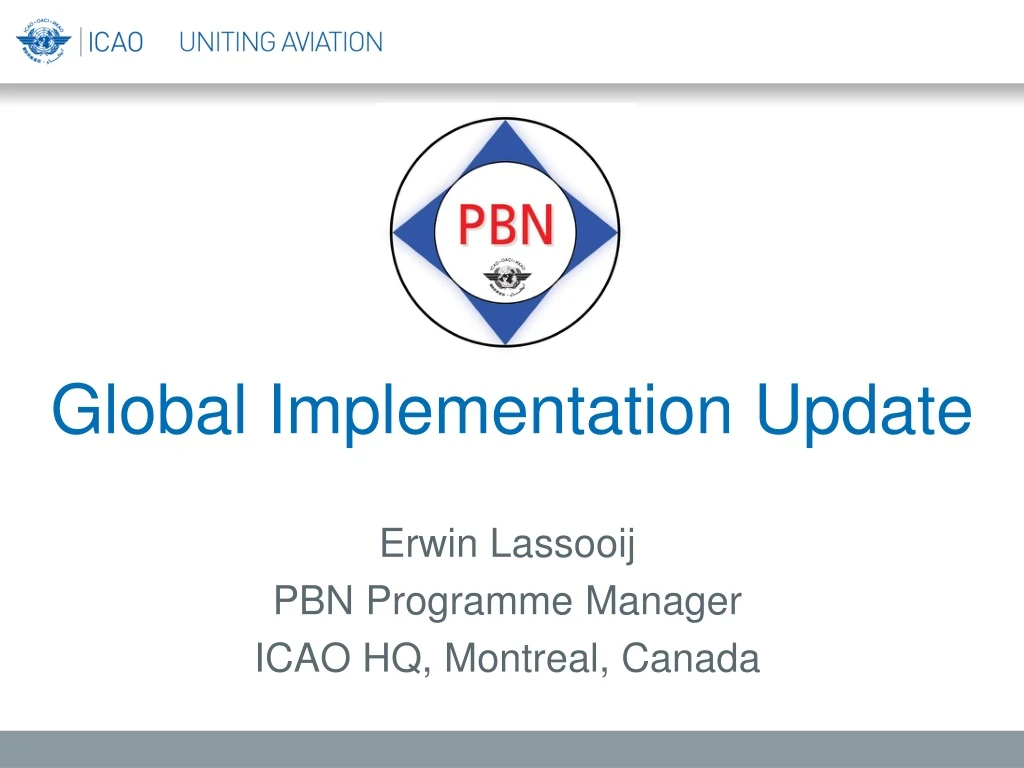 global implementation update