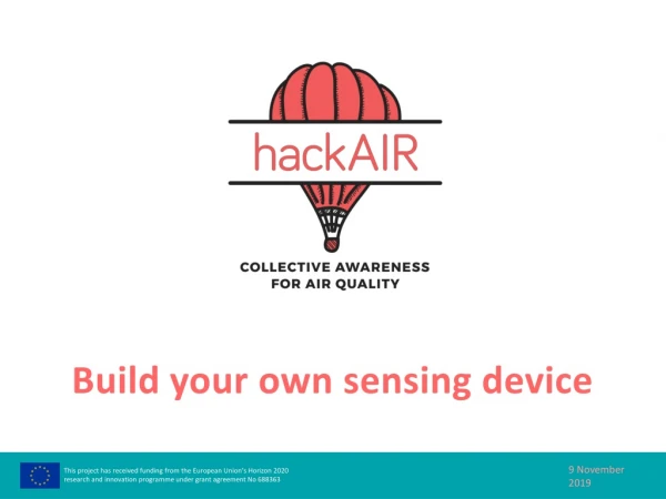 Build your own sensing device