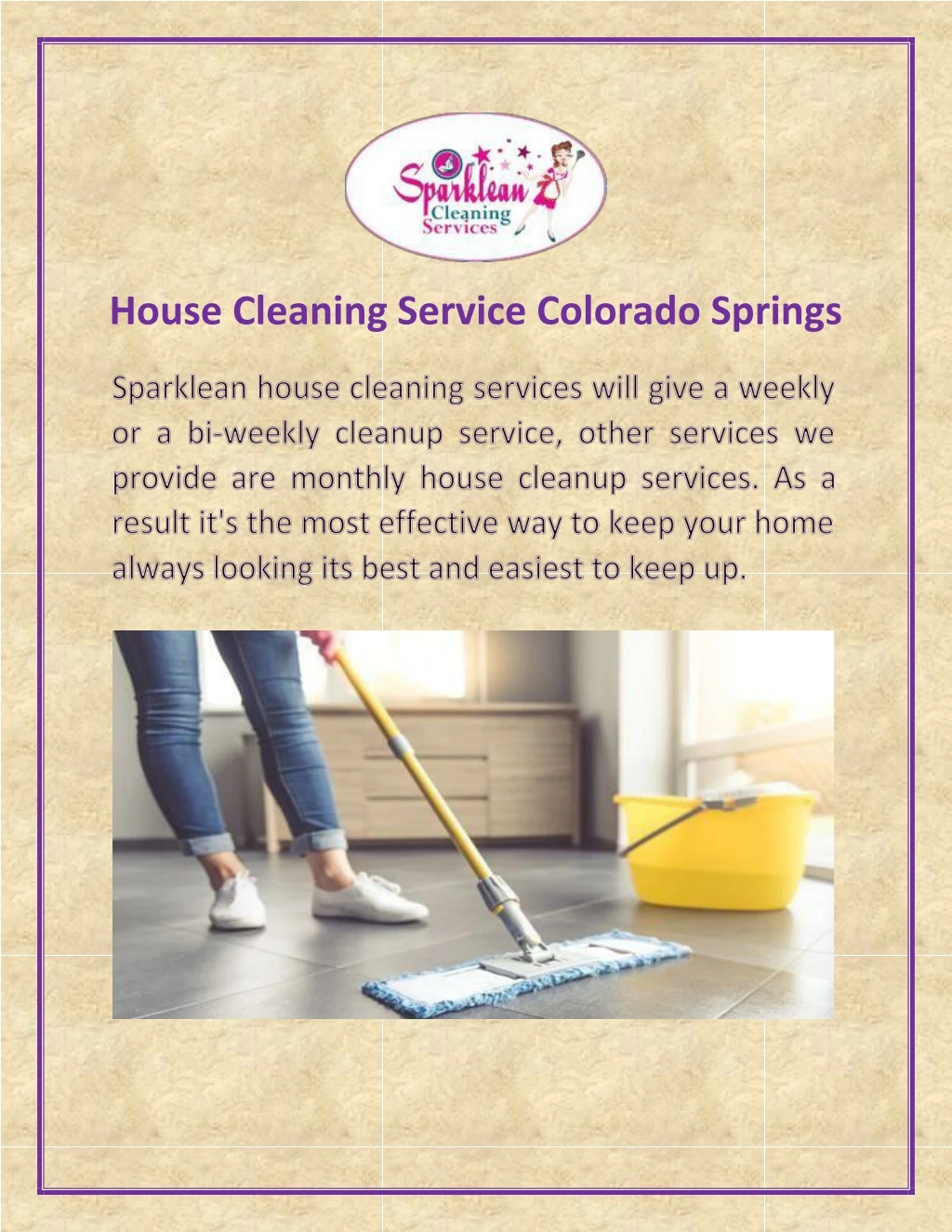 house cleaning service colorado springs