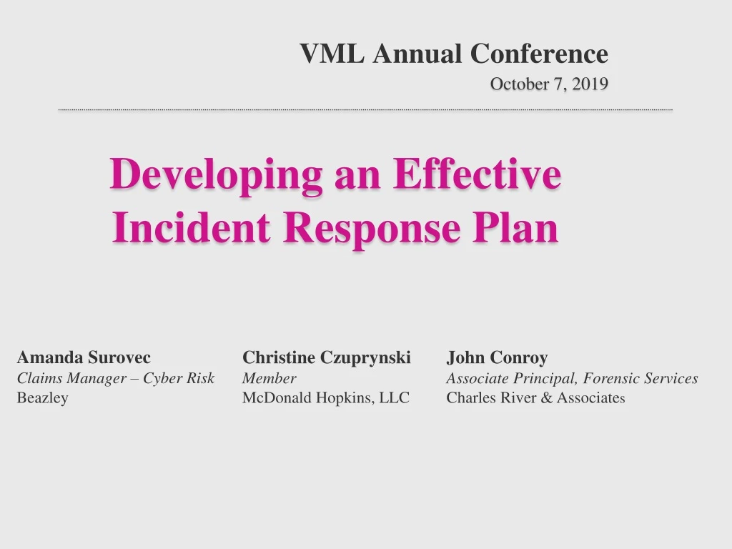 vml annual conference