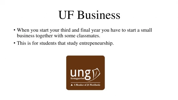 UF Business