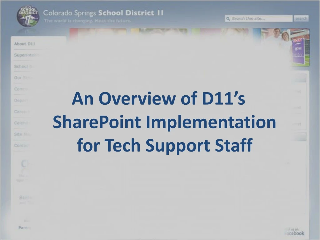 an overview of d11 s sharepoint implementation