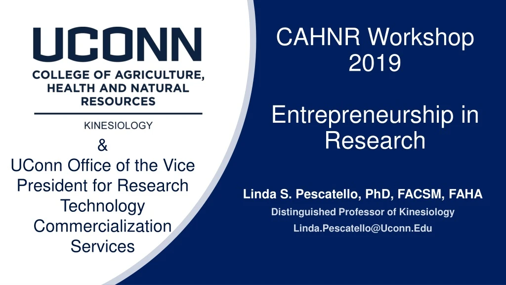 cahnr workshop 2019 entrepreneurship in research