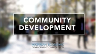 Community-Led Placemaking Initiative in Michigan - slide 1
