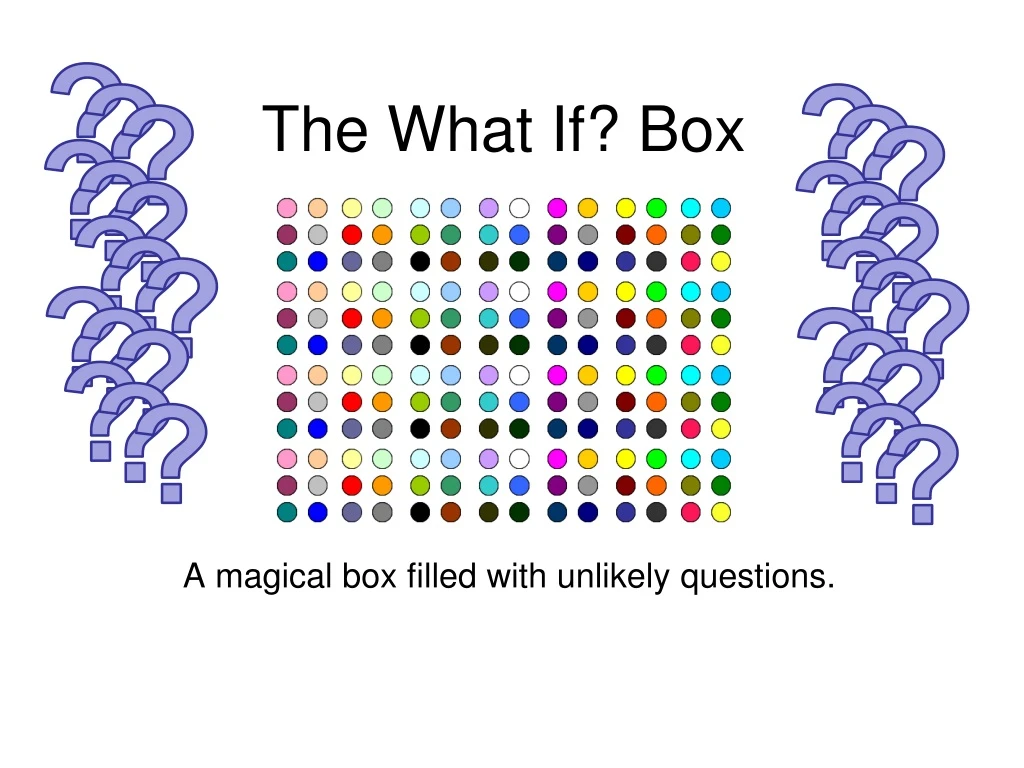 the what if box