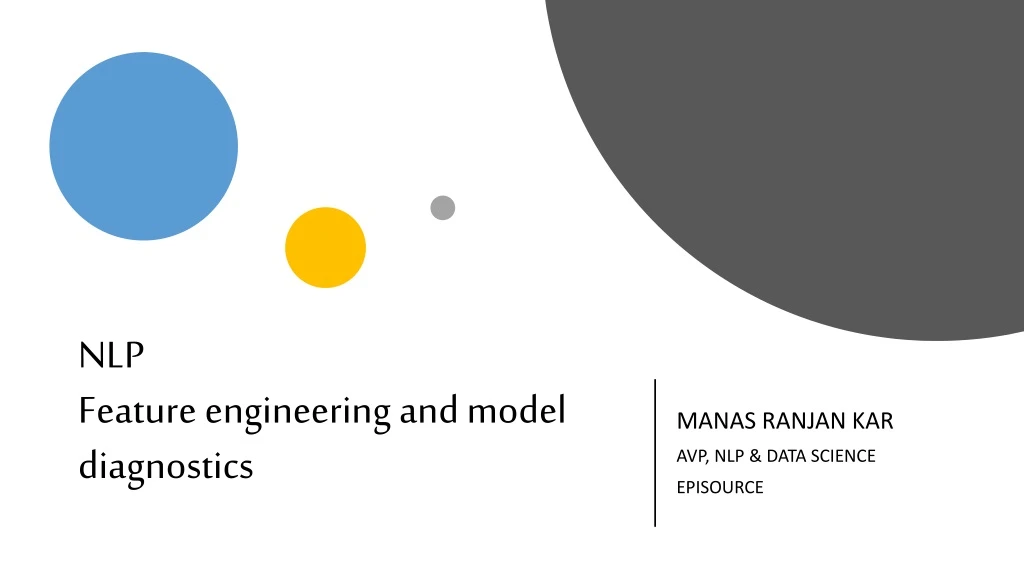 nlp feature engineering and model diagnostics