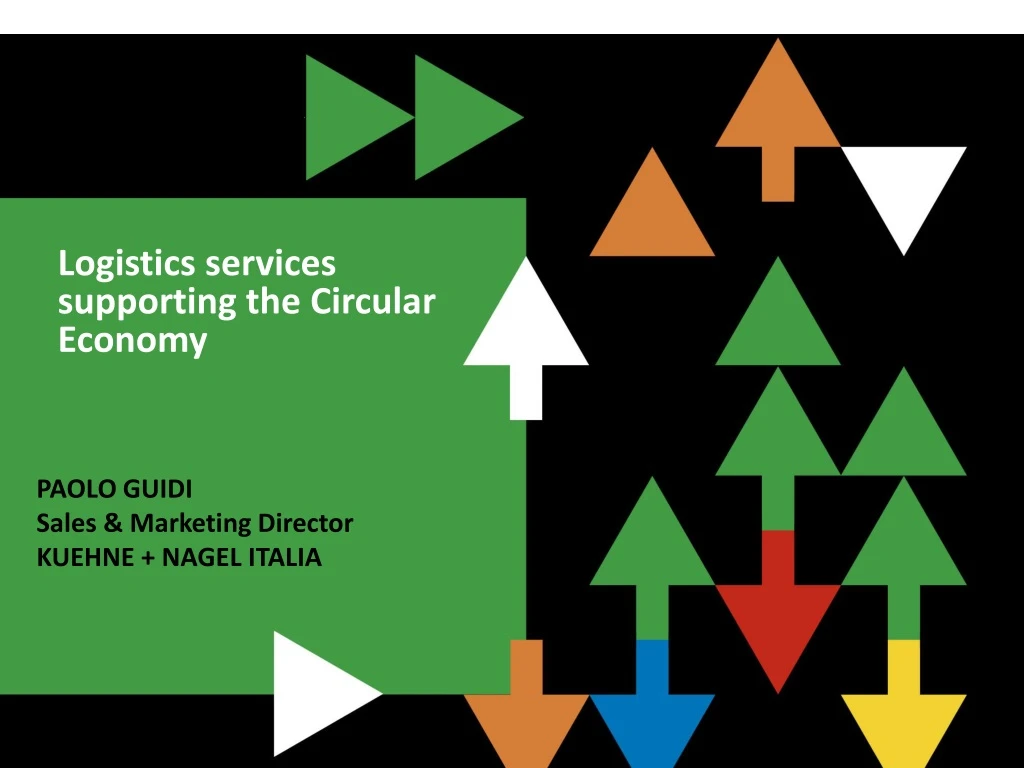 logistics services supporting the circular economy