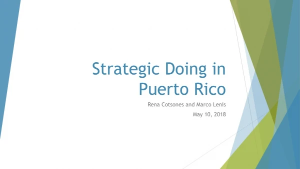 Strategic Doing in Puerto Rico
