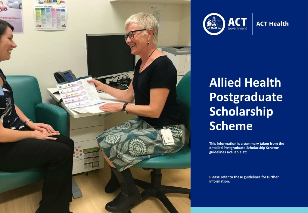 allied health postgraduate scholarship scheme