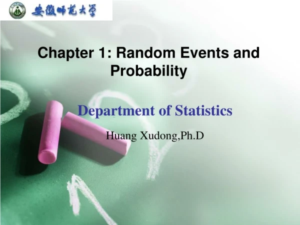 Chapter 1: Random Events and Probability