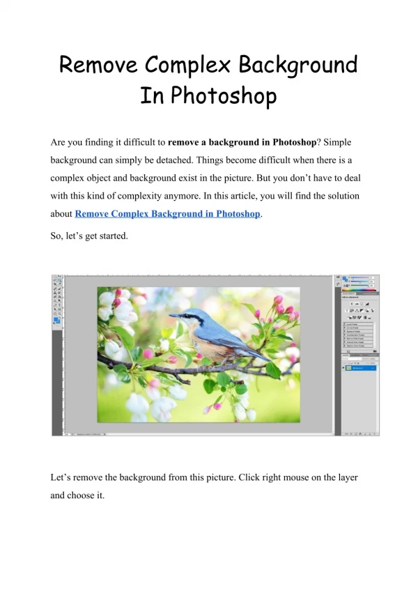 PPT - How to Remove Background in Photoshop PowerPoint Presentation ...