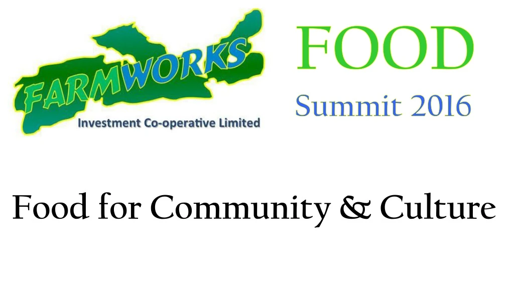 food summit 2016