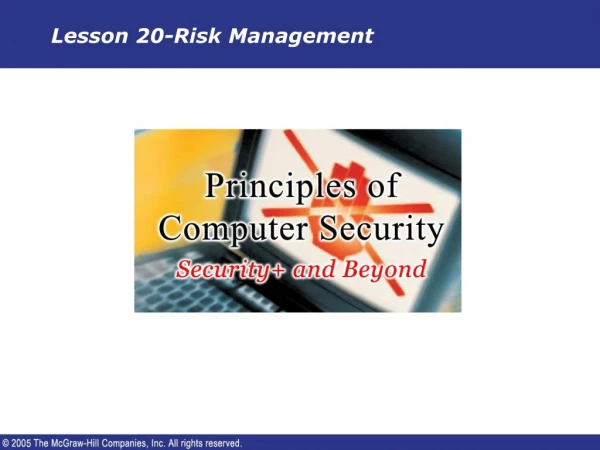 Lesson 20-Risk Management