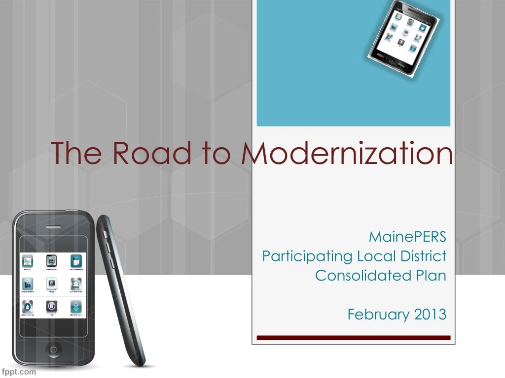 the road to modernization