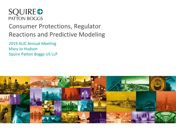 Consumer Protections, Regulator Reactions and Predictive Modeling
