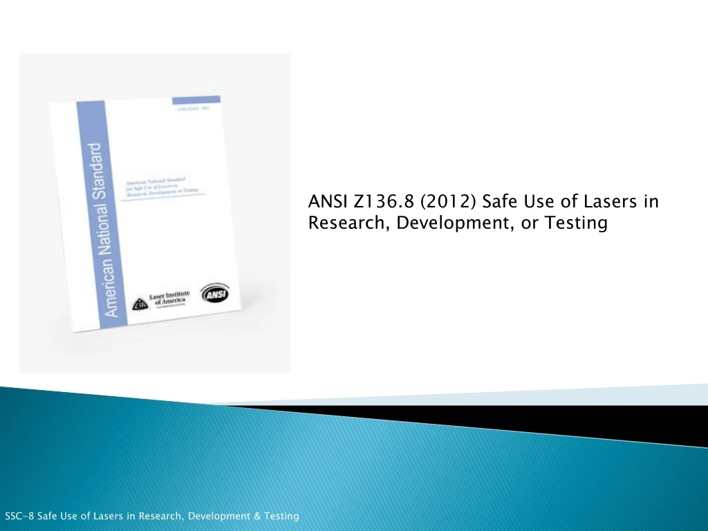 ansi z136 8 2012 safe use of lasers in research