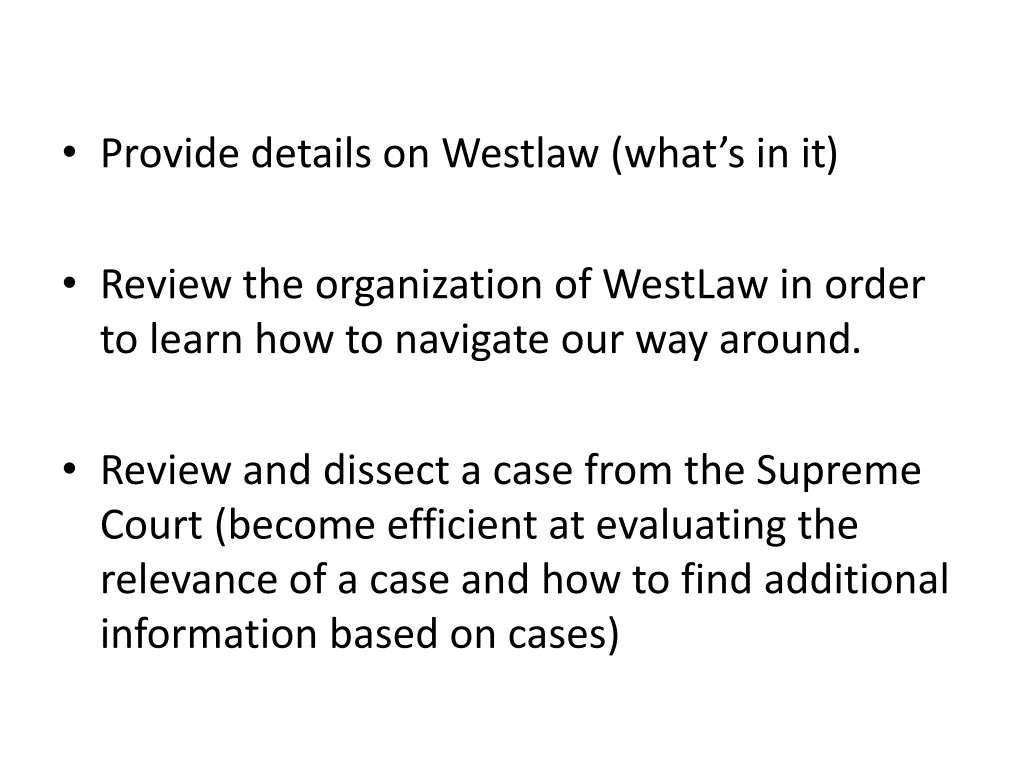 provide details on westlaw what s in it review