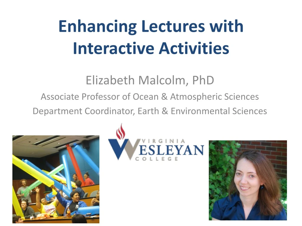 enhancing lectures with interactive activities