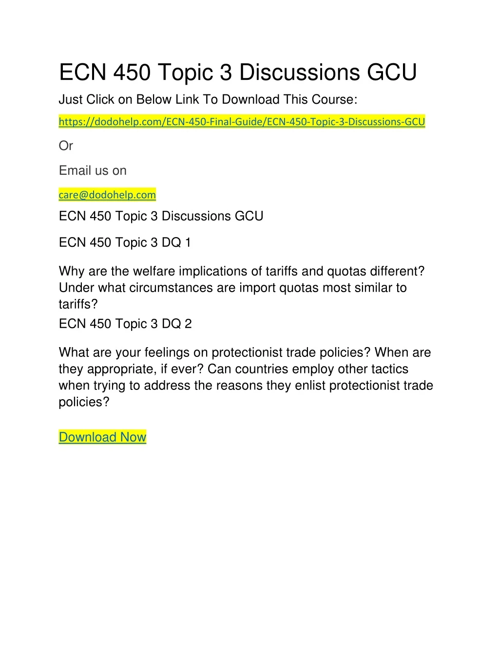 ecn 450 topic 3 discussions gcu just click