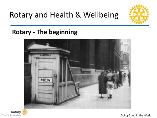 Rotary and Health &amp; Wellbeing
