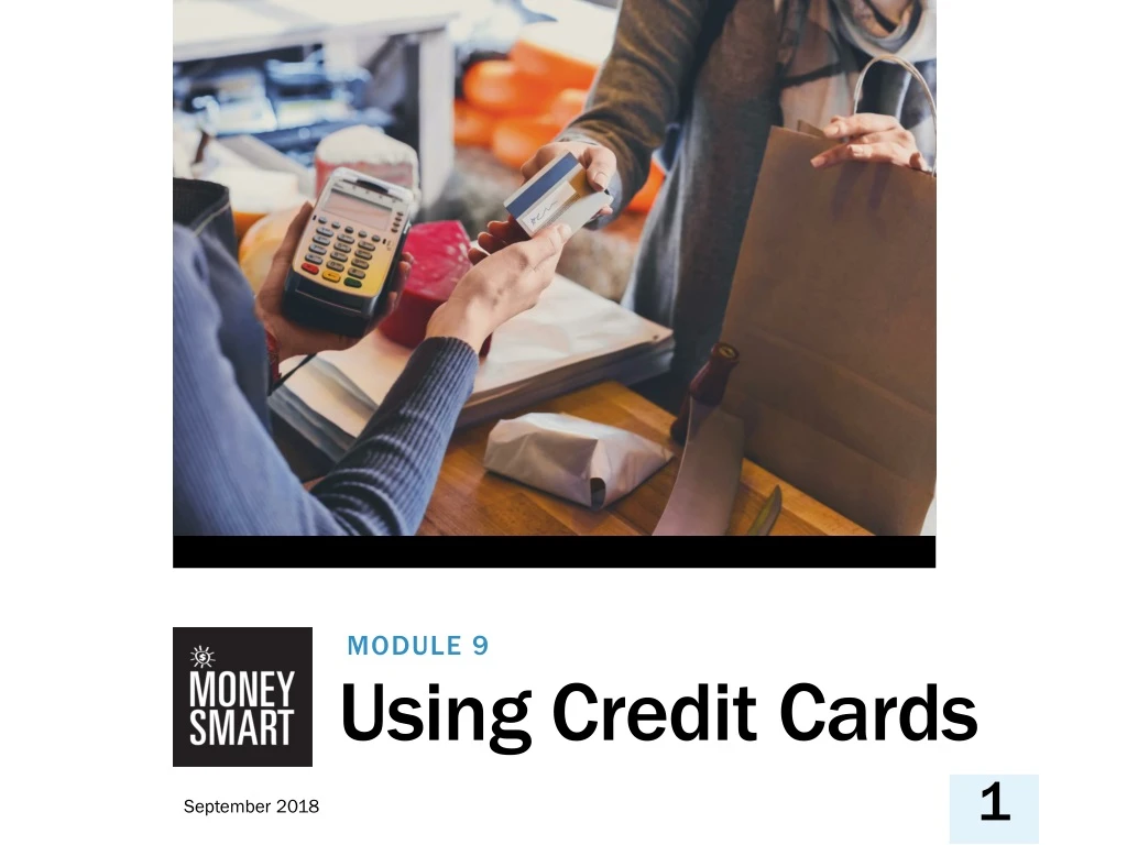 module 9 using credit cards