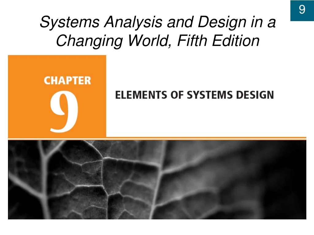 systems analysis and design in a changing world fifth edition