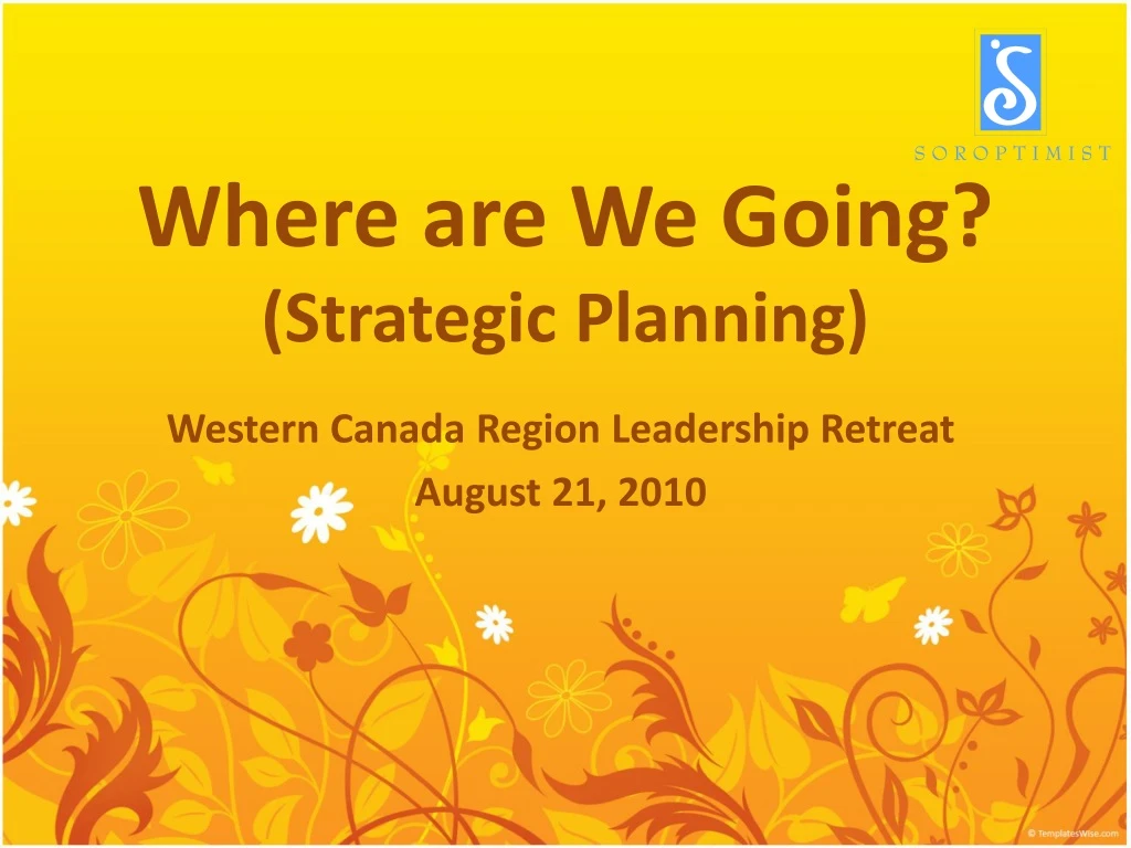 where are we going strategic planning
