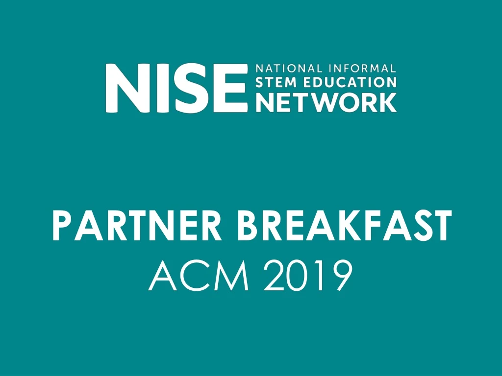 partner breakfast acm 2019