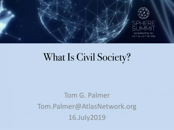 What Is Civil Society?