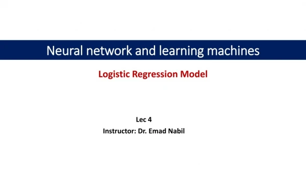 Neural network and learning machines