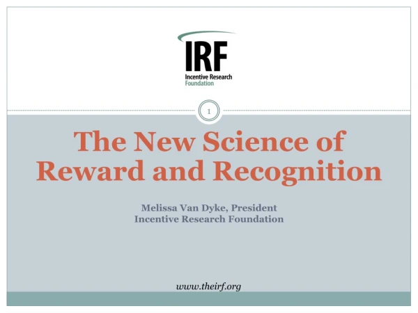 the new science of reward and recognition