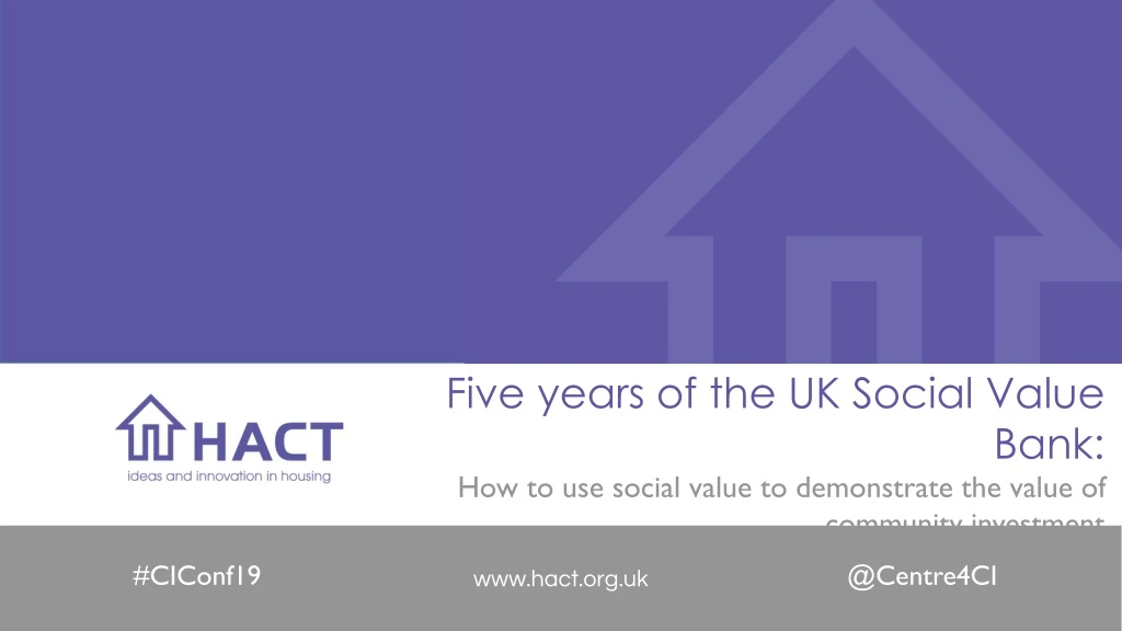 five years of the uk social value bank