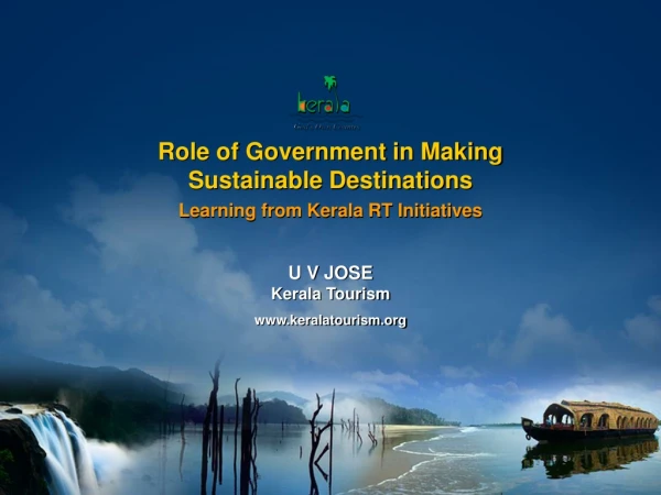 Role of Government in Making Sustainable Destinations