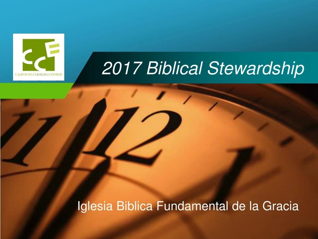 2017 biblical stewardship