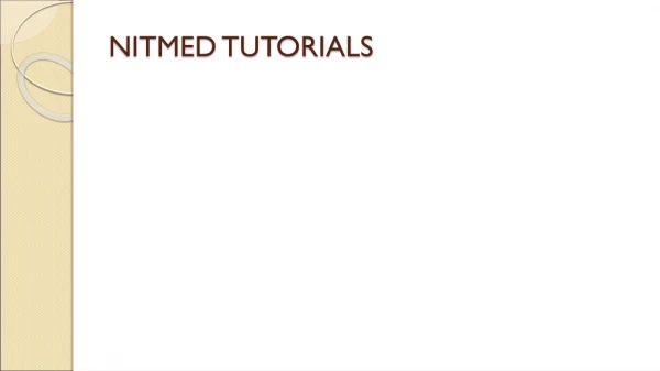 NITMED TUTORIALS