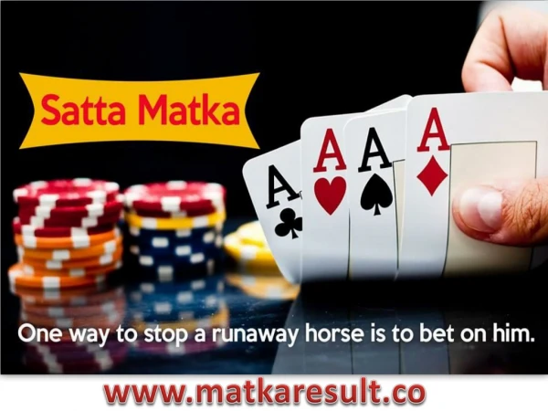 Today satta matka result | matka results