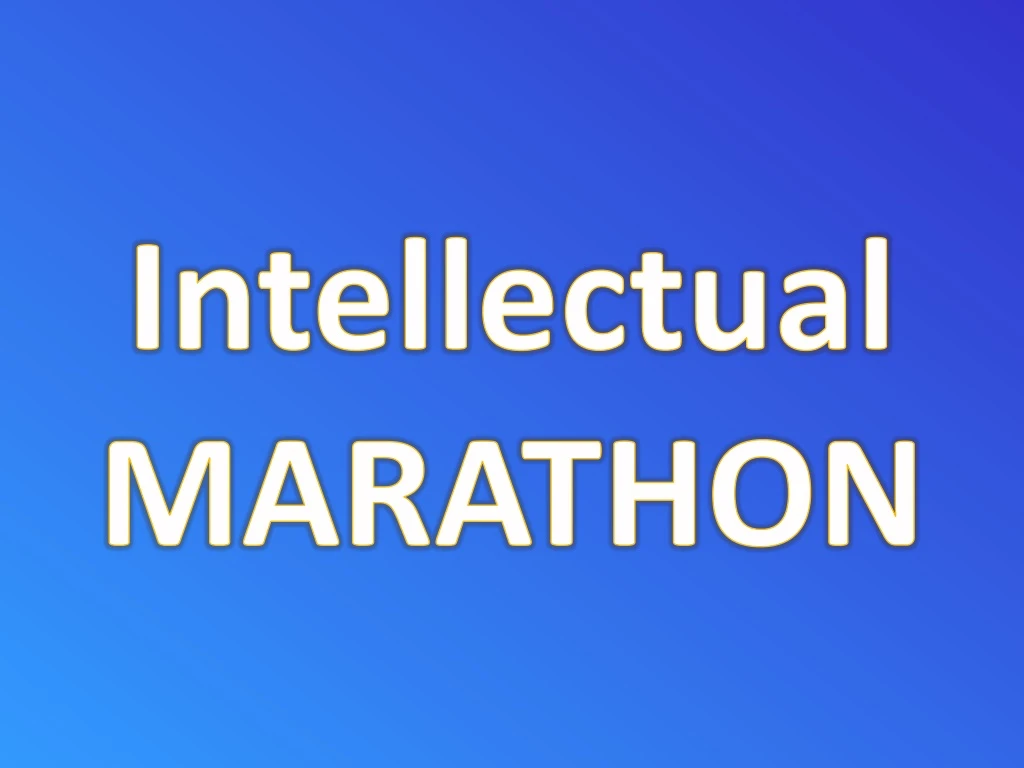 intellectual marathon