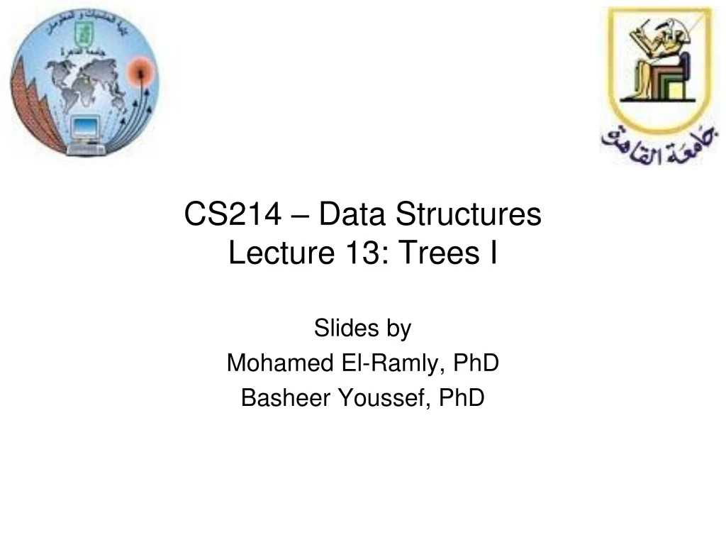 cs214 data structures lecture 13 trees i