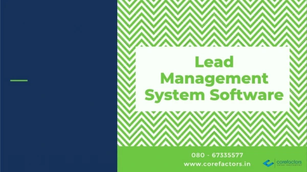 Best features of the lead management system software