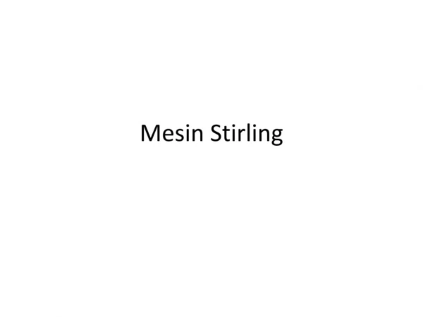 Mesin Stirling