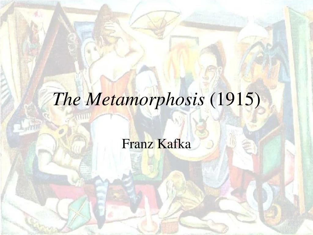 the metamorphosis 1915