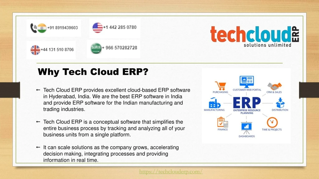 why tech cloud erp