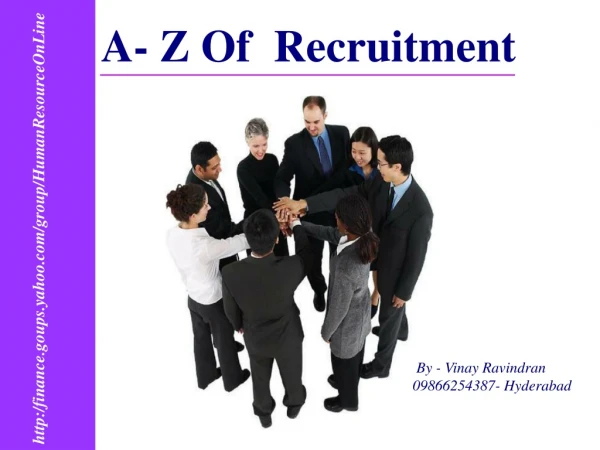 A- Z Of Recruitment