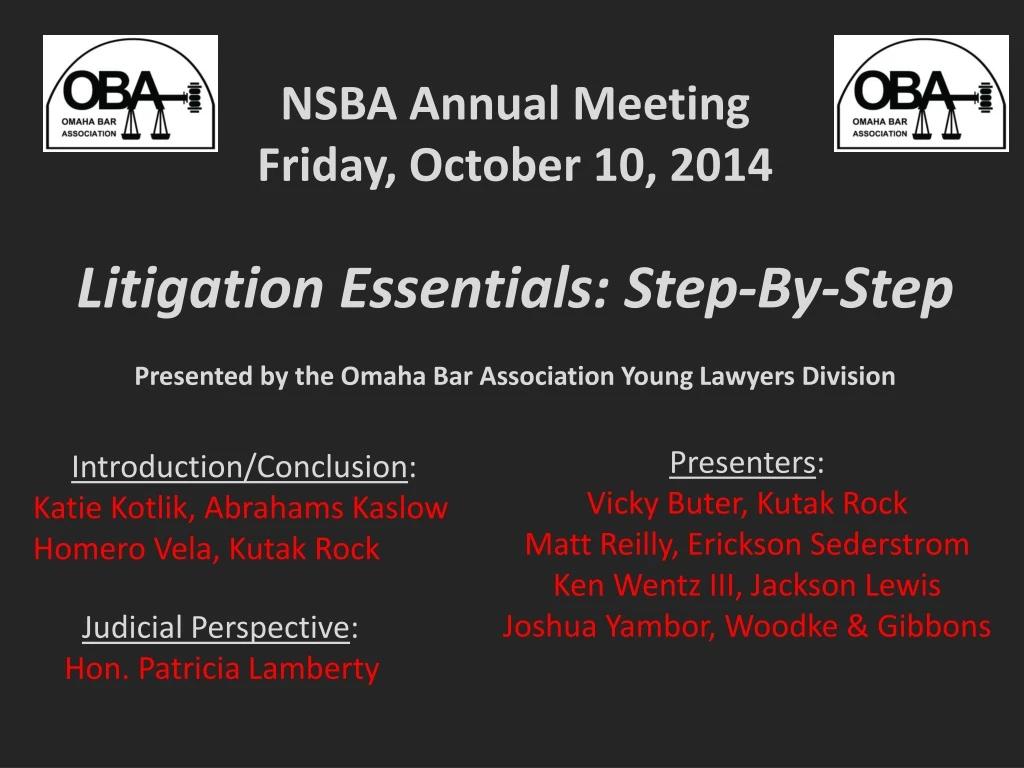 nsba annual meeting friday october 10 2014