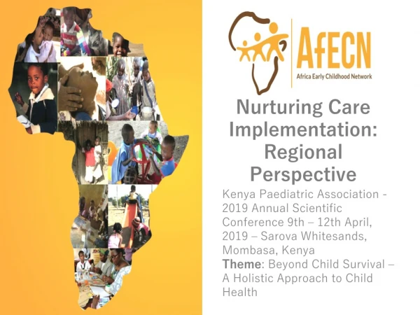 Nurturing Care Implementation: Regional Perspective