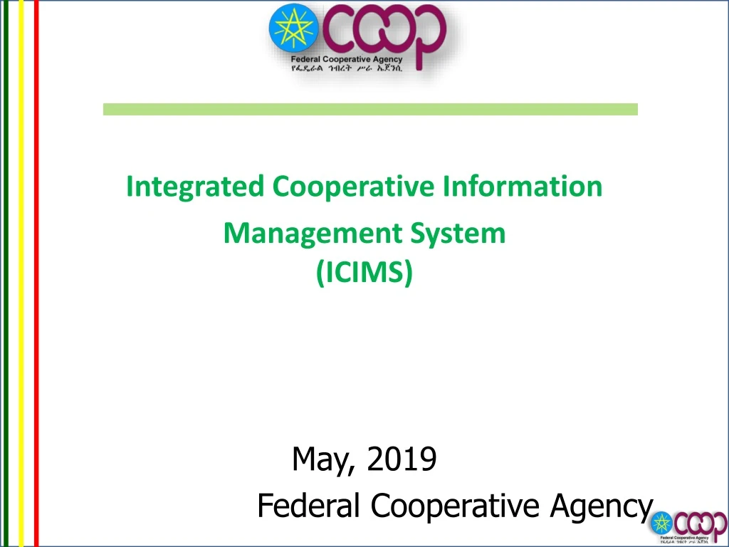 integrated cooperative information management system icims may 2019 federal cooperative agency