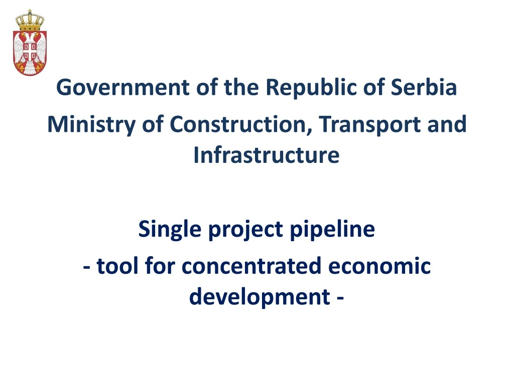 government of the republic of serbia ministry