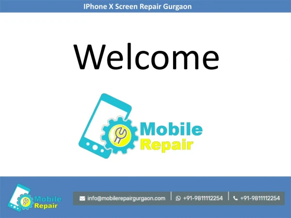 IPhone X Screen Repair Gurgaon