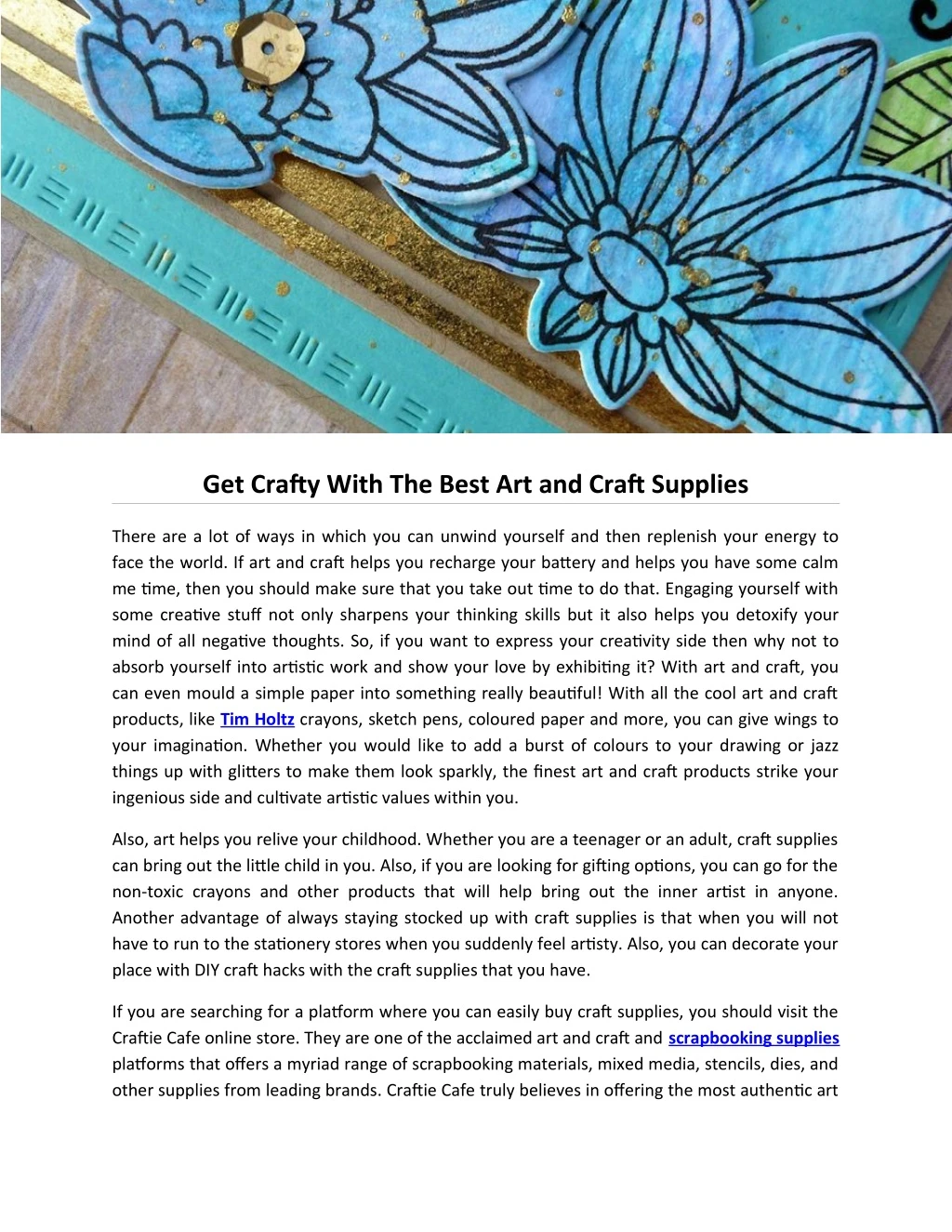 get crafty with the best art and craft supplies